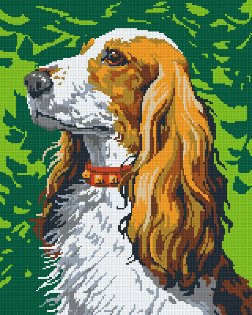 Hunting Dog Sixteen [16] Baseplate PixelHobby Mini-mosaic Art Kit image 0